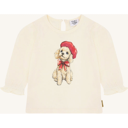 Hust & Claire HCAlma Poodle T-shirt L/S 3270 Ivory