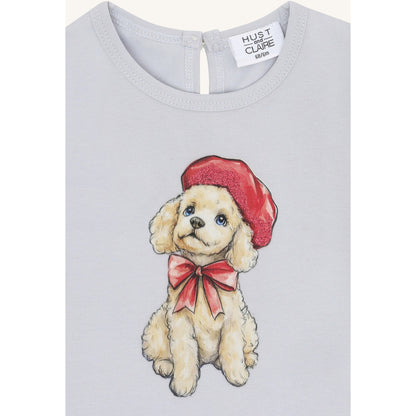 Hust & Claire HCAlma Poodle T-shirt L/S 4106 A Bit Blue