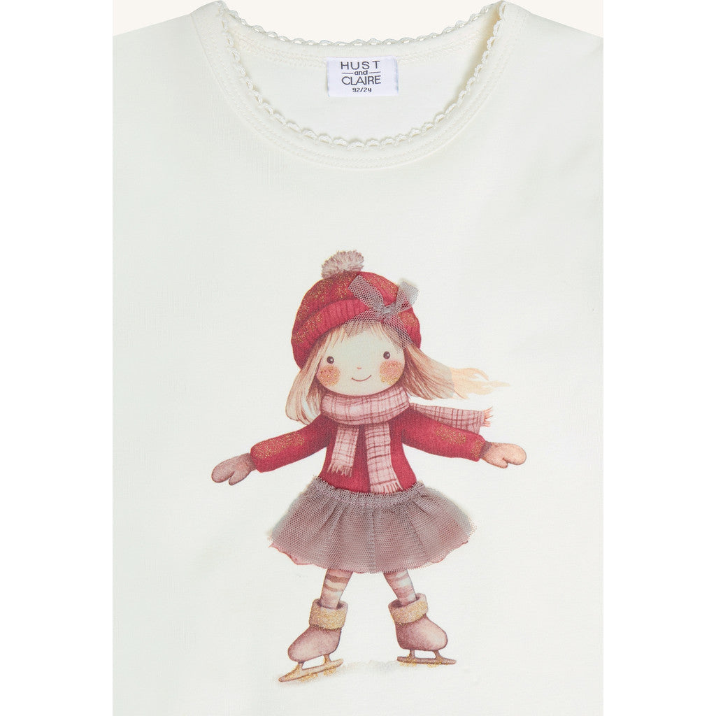 Hust & Claire HCAlma Skating T-shirt L/S 3260 Sugar