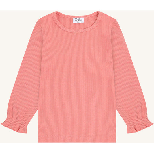 Hust & Claire HCAlma Solid T-shirt L/S 3709 Sorbet
