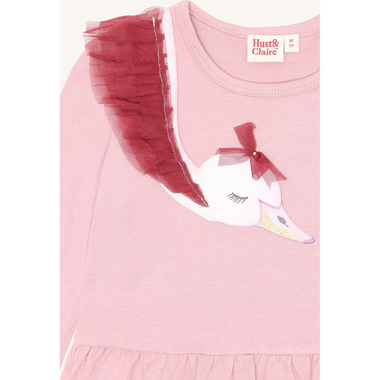 Hust & Claire HCAlma Swan T-shirt L/S 3875 Heather