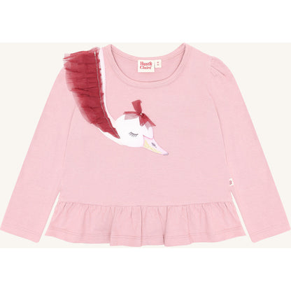 Hust & Claire HCAlma Swan T-shirt L/S 3875 Heather