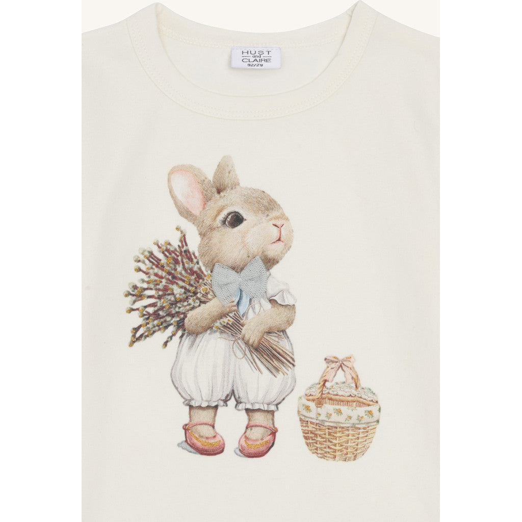 Hust & Claire HCAlma Sweet Bunny T-shirt L/S 3260 Sugar