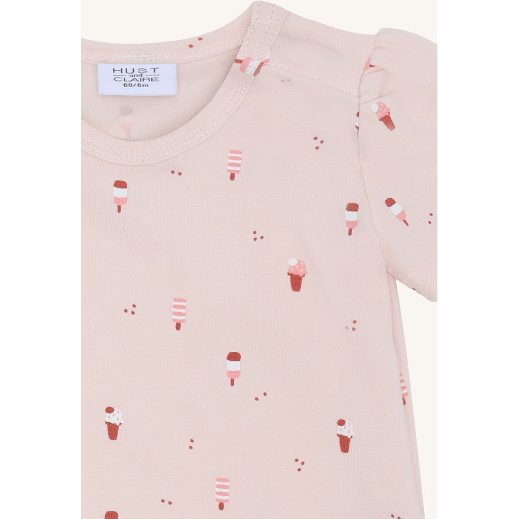 Hust & Claire HCAlma icecream T-shirt S/S 3763 Quartz