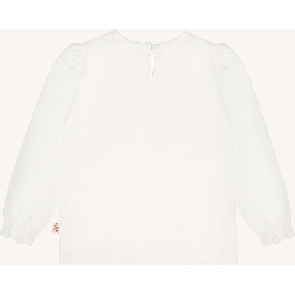 Hust & Claire HCAlma solid T-shirt L/S 3270 Ivory