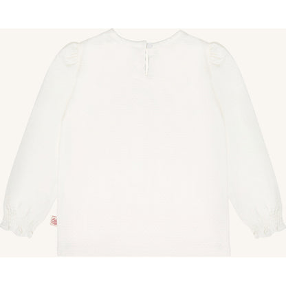 Hust & Claire HCAlma solid T-shirt L/S 3270 Ivory