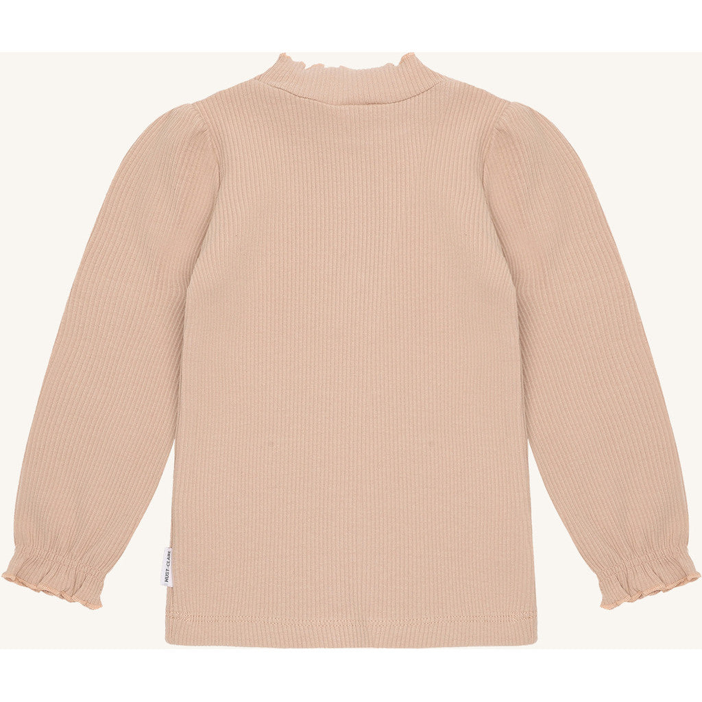 Hust & Claire HCAmma Solid T-shirt L/S 3549 Rugby Tan