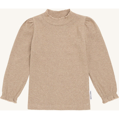 Hust & Claire HCAmma Solid T-shirt L/S 3554 Biscuit