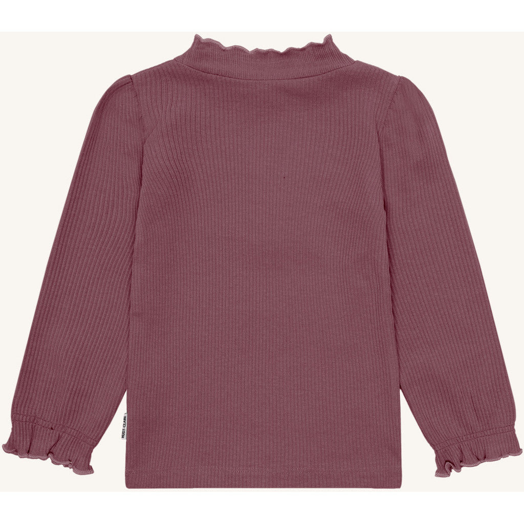 Hust & Claire HCAmma Solid T-shirt L/S 3870 Plum