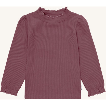 Hust & Claire HCAmma Solid T-shirt L/S 3870 Plum