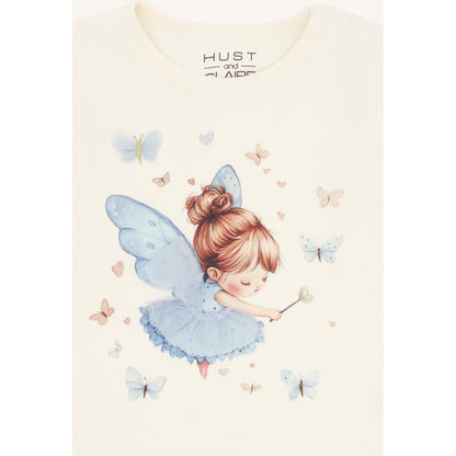 Hust & Claire HCAnna Baby fairy T-shirt L/S 3270 Ivory