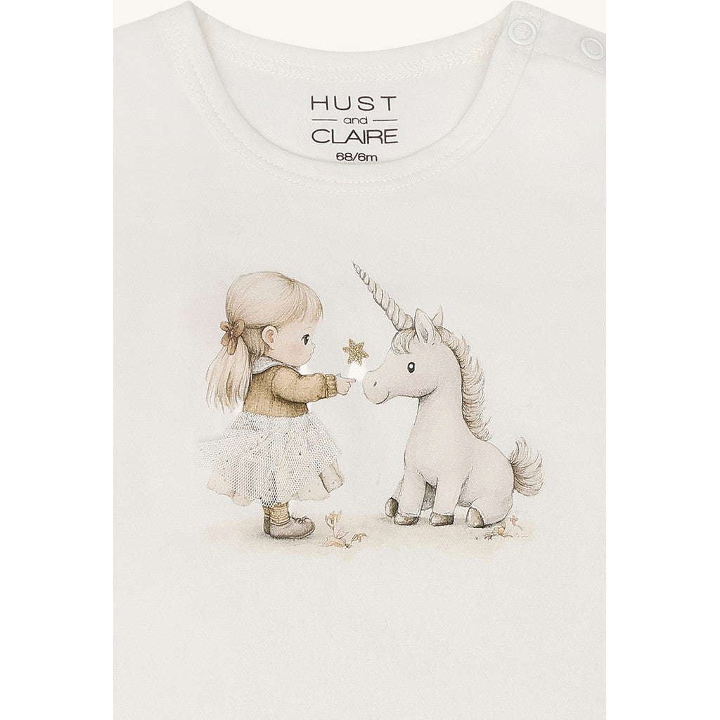 Hust & Claire HCAnna Friends T-shirt L/S 3270 Ivory