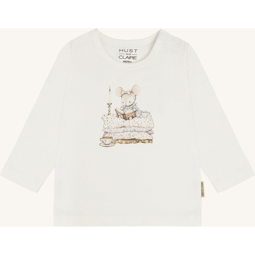 Hust & Claire HCAnna Mouse T-shirt L/S 3270 Ivory