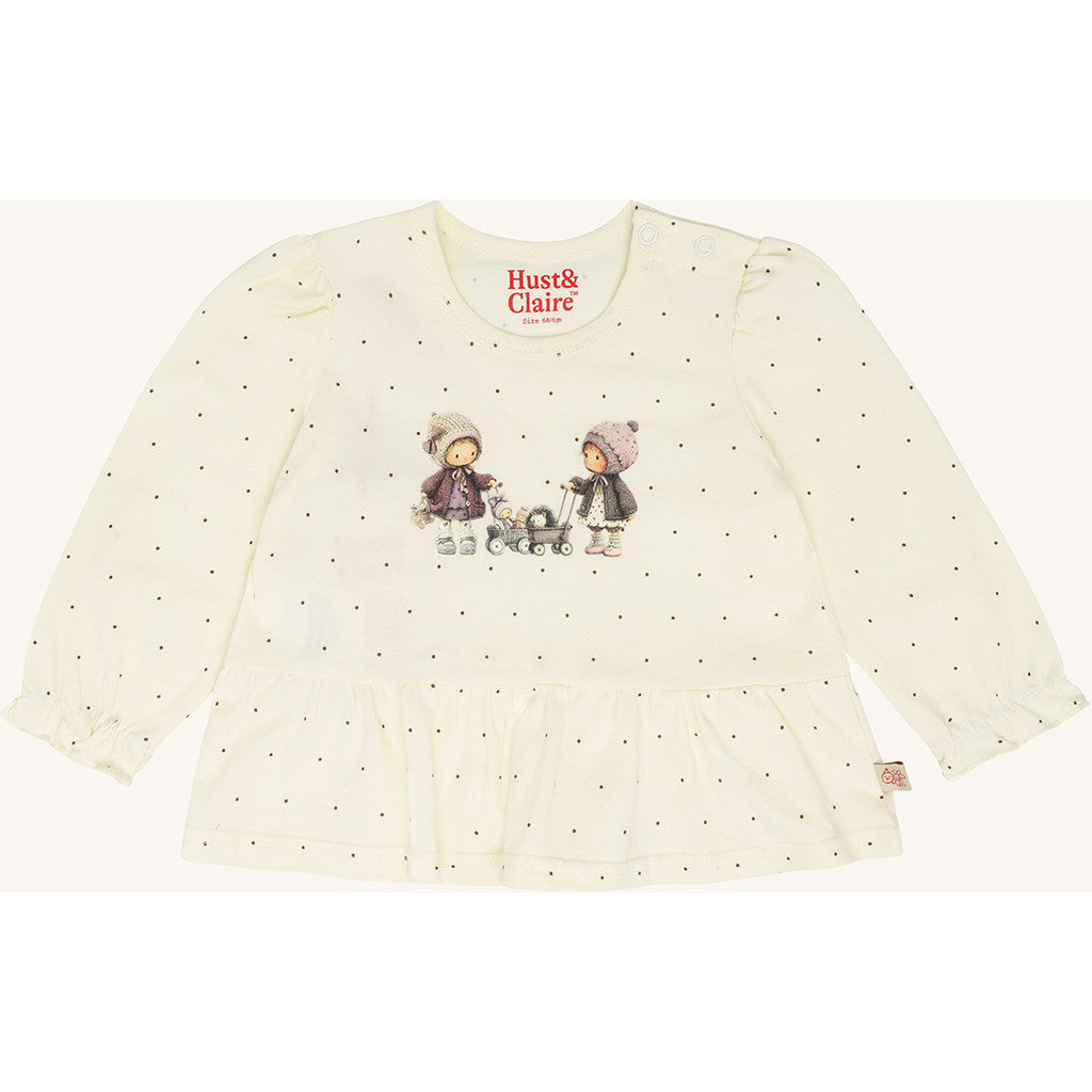 Hust & Claire HCAnna Trolly T-shirt L/S 3290 Off White