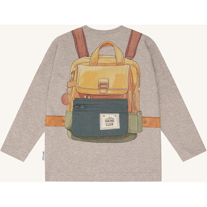 Hust & Claire HCAnton Backpack T-shirt L/S 3552 Beige Melange