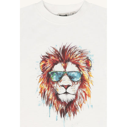 Hust & Claire HCAnton Lion T-shirt S/S 3270 Ivory