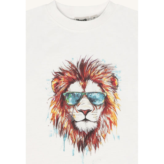 Hust & Claire HCAnton Lion T-shirt S/S 3270 Ivory