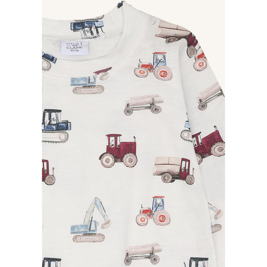 Hust & Claire HCAnton Logging T-shirt L/S 3270 Ivory