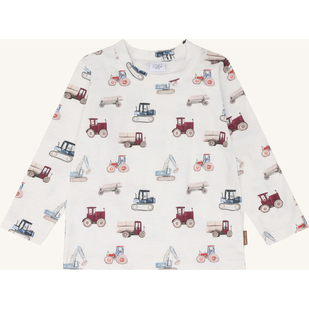 Hust & Claire HCAnton Logging T-shirt L/S 3270 Ivory