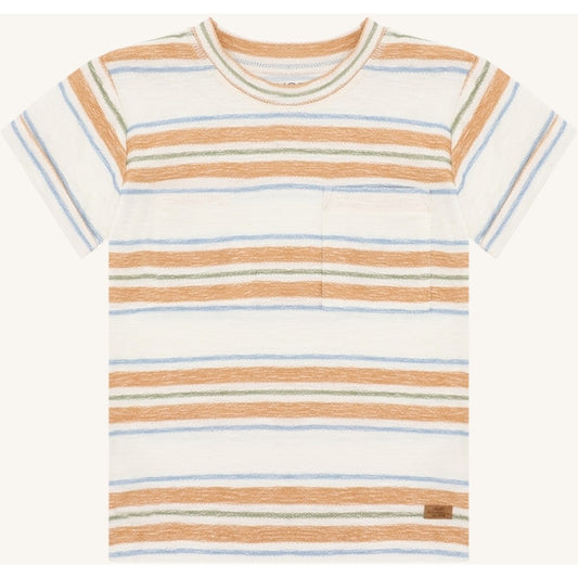 Hust & Claire HCAnton Loop  Stripe T-shirt S/S 3270 Ivory