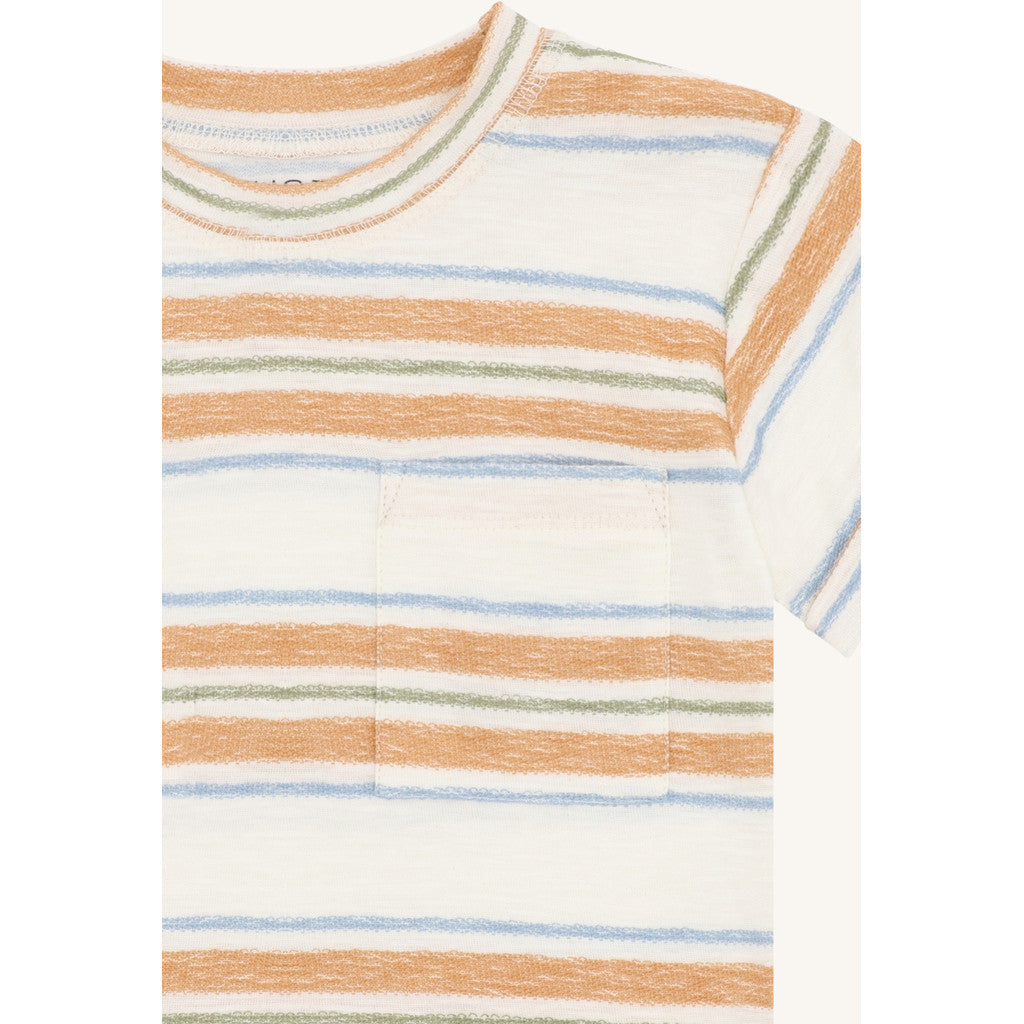Hust & Claire HCAnton Loop  Stripe T-shirt S/S 3270 Ivory