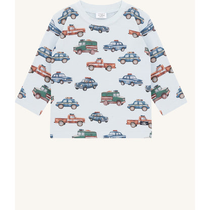 Hust & Claire HCAnton Policecars T-shirt L/S 3163 Light Blue