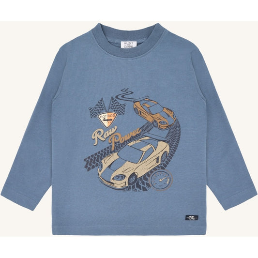 Hust & Claire HCAnton Race car T-shirt L/S 4996 Blue Fusion
