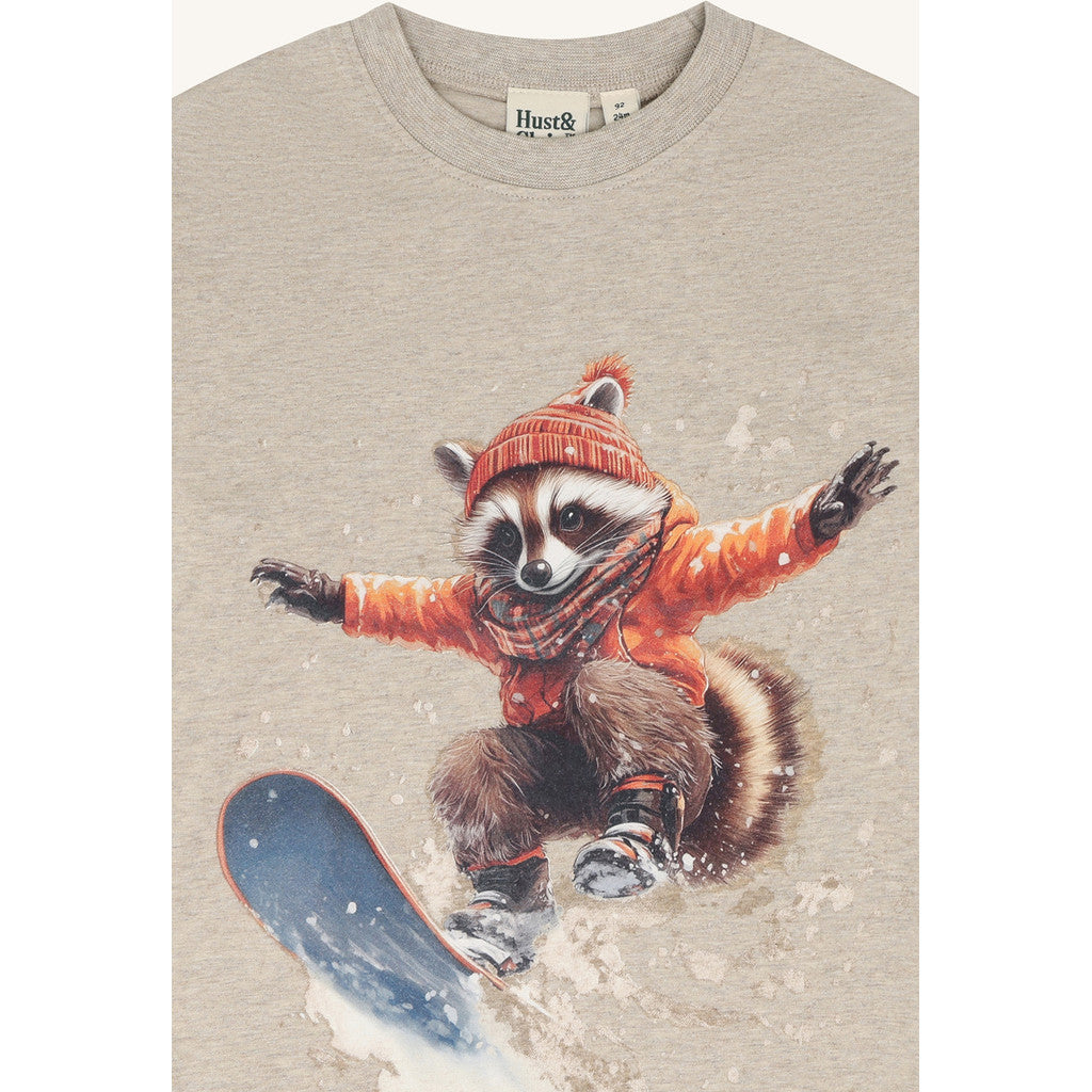 Hust & Claire HCAnton Racoon T-shirt L/S 3554 Biscuit