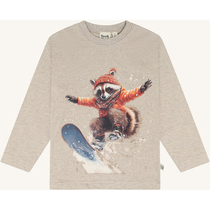 Hust & Claire HCAnton Racoon T-shirt L/S 3554 Biscuit