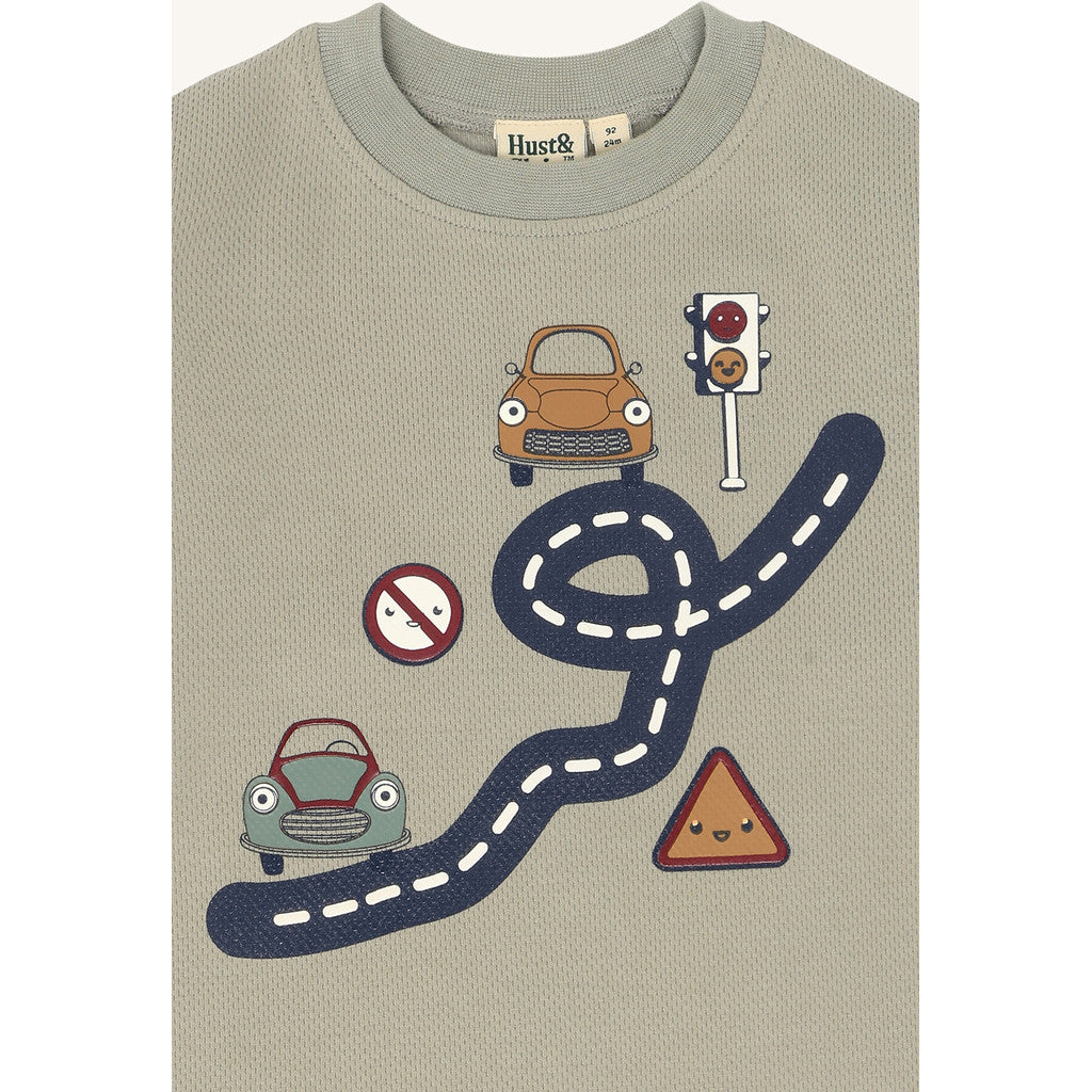 Hust & Claire HCAnton Road T-shirt L/S 4440 Forest Fog