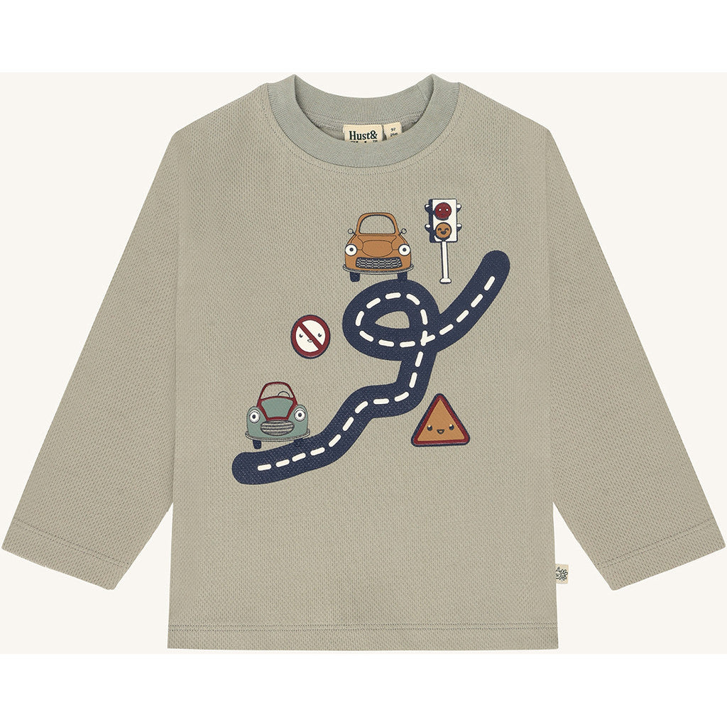 Hust & Claire HCAnton Road T-shirt L/S 4440 Forest Fog