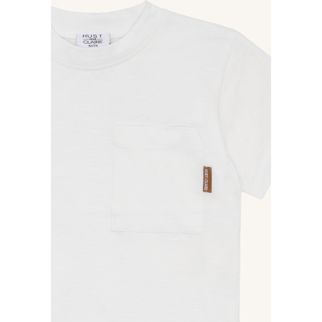 Hust & Claire HCAnton Slub T-shirt S/S 3270 Ivory