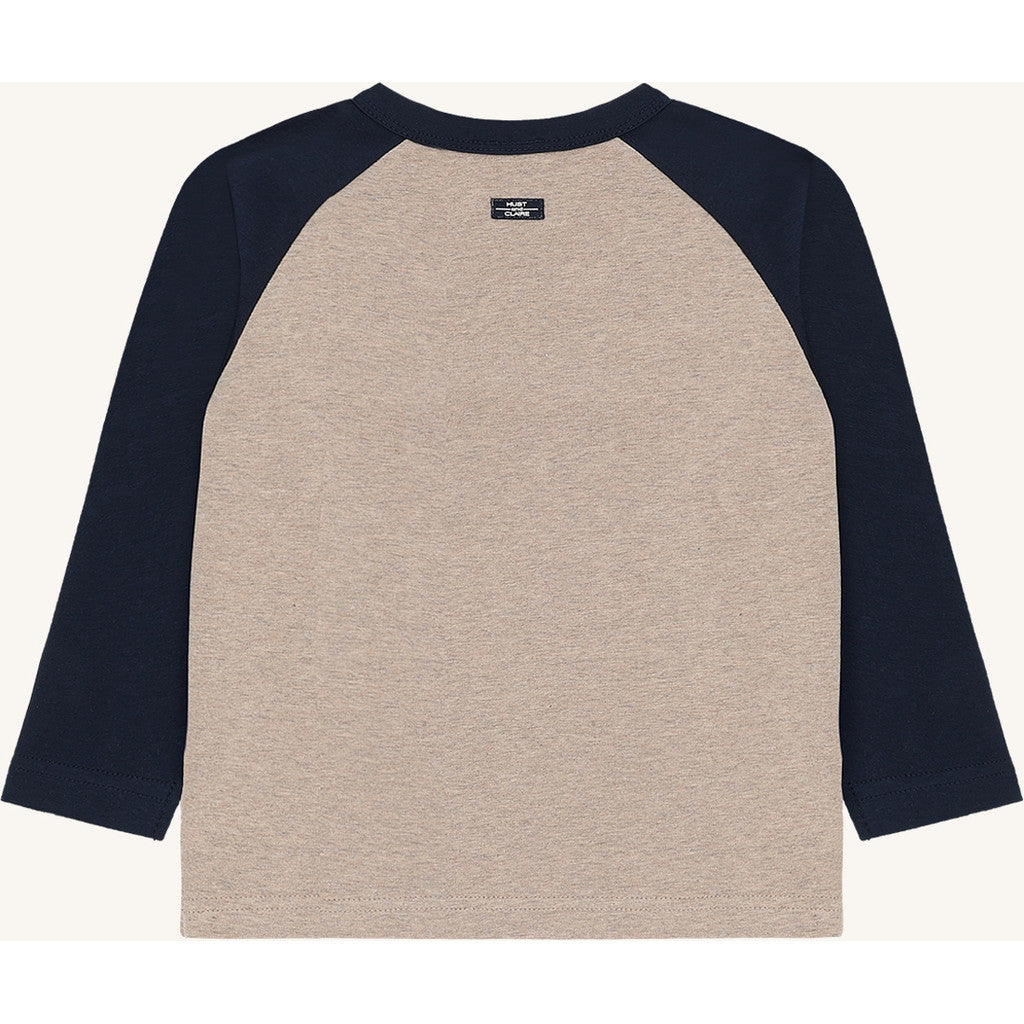 Hust & Claire HCAnton Snowleopard T-shirt L/S 3554 Biscuit