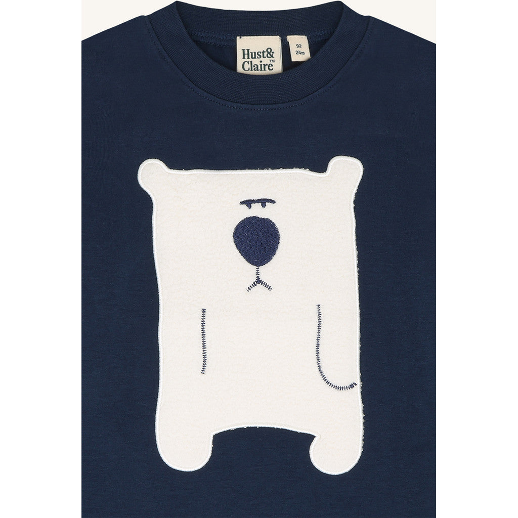 Hust & Claire HCAnton Snowman T-shirt L/S 3146 Blues