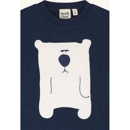Hust & Claire HCAnton Snowman T-shirt L/S 3146 Blues