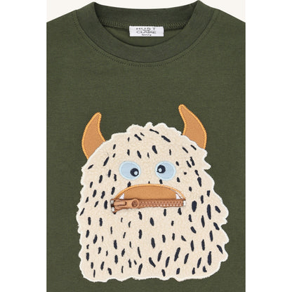 Hust & Claire HCAnton Snowmonster T-shirt L/S 3461 Deep Ivy