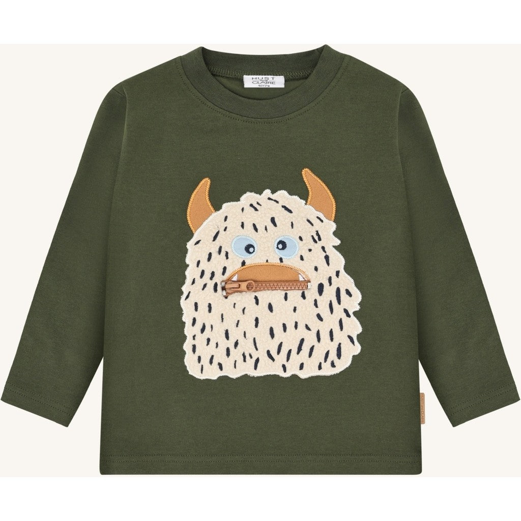Hust & Claire HCAnton Snowmonster T-shirt L/S 3461 Deep Ivy