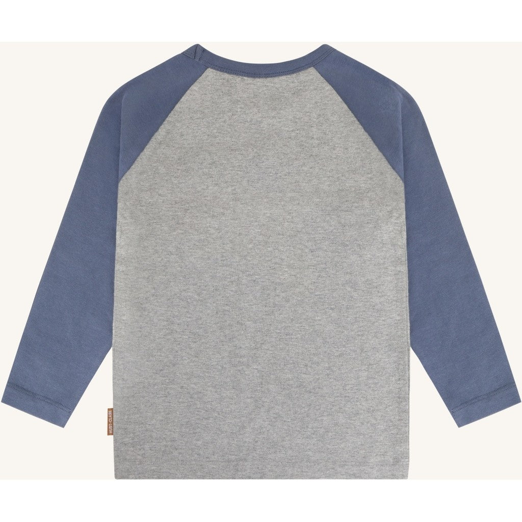 Hust & Claire HCAnton Wild Life T-shirt L/S 1206 Grey Melange