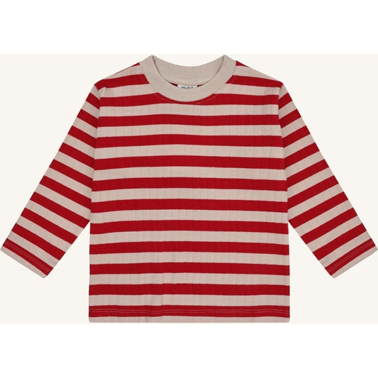 Hust & Claire HCAnton YDFreshly T-shirt L/S 4373 Warm Red