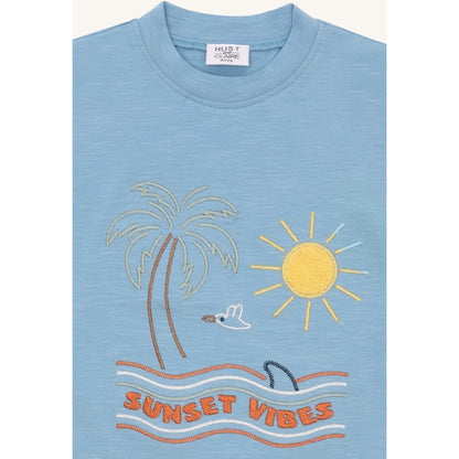 Hust & Claire HCArthur Sunset T-shirt S/S 3098 Glacier