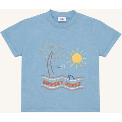 Hust & Claire HCArthur Sunset T-shirt S/S 3098 Glacier