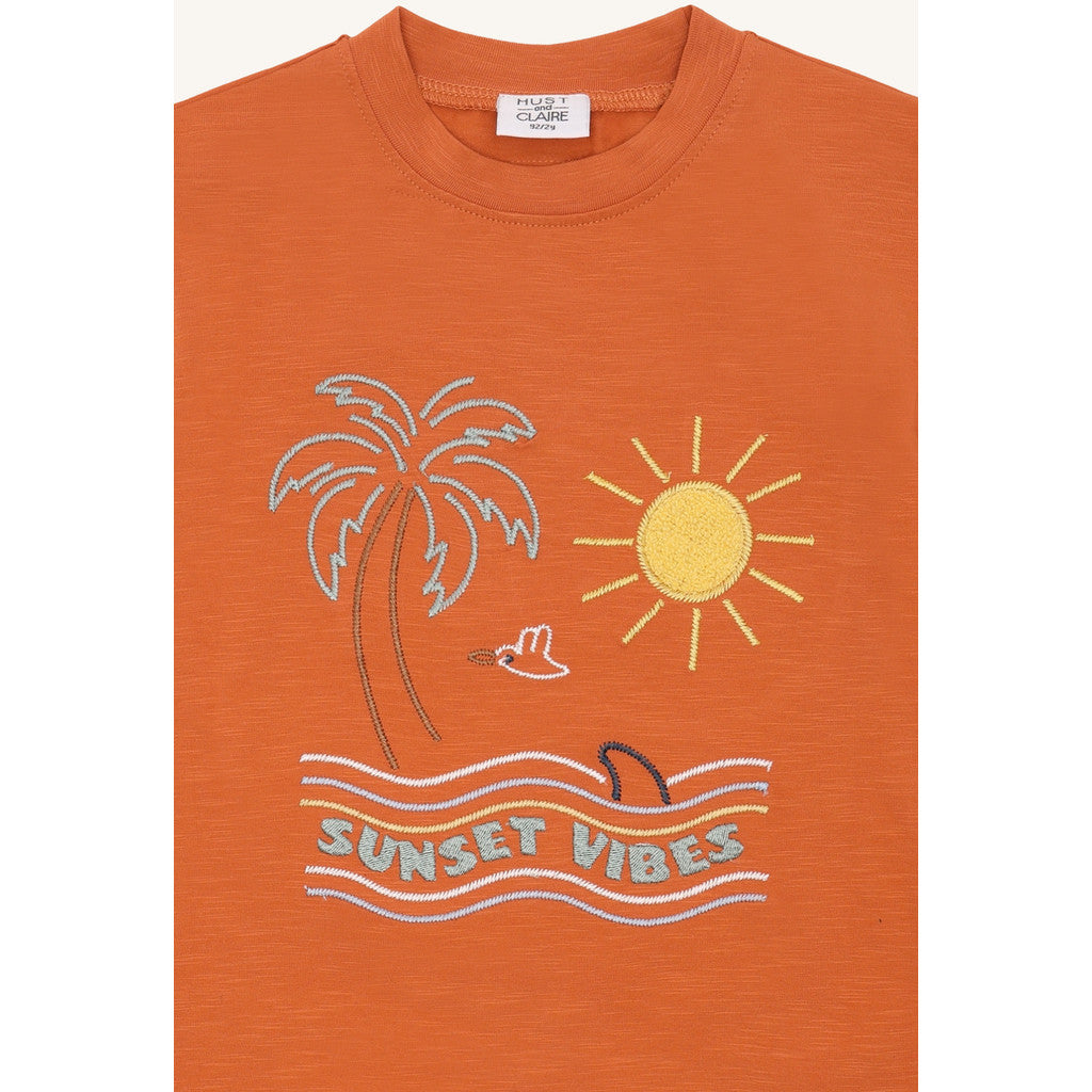 Hust & Claire HCArthur Sunset T-shirt S/S 4662 Autumn