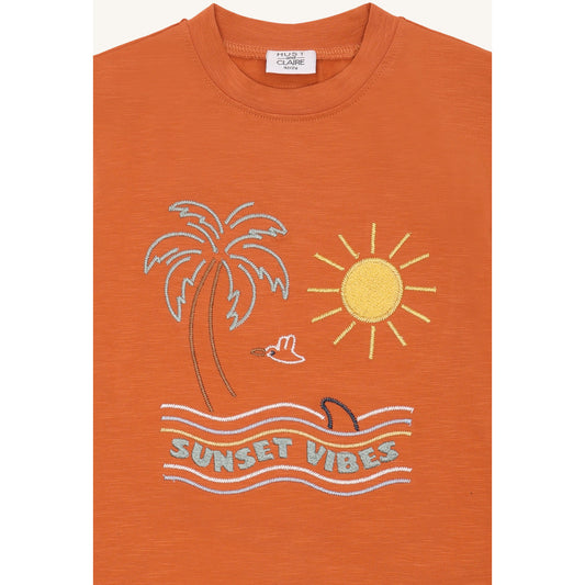Hust & Claire HCArthur Sunset T-shirt S/S 4662 Autumn