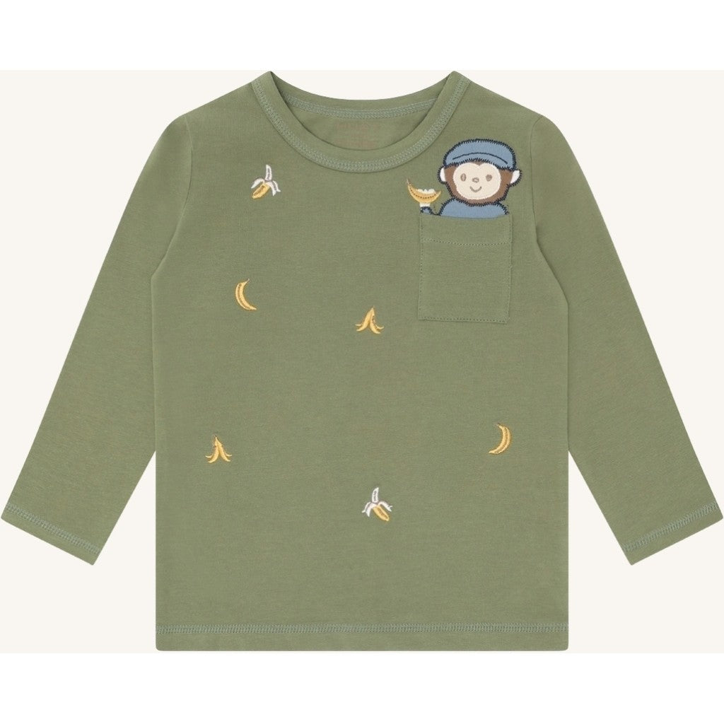 Hust & Claire HCAugust Bananas T-shirt L/S 4434 Light Green