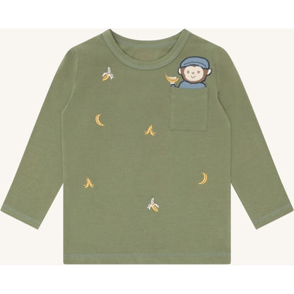 Hust & Claire HCAugust Bananas T-shirt L/S 4434 Light Green
