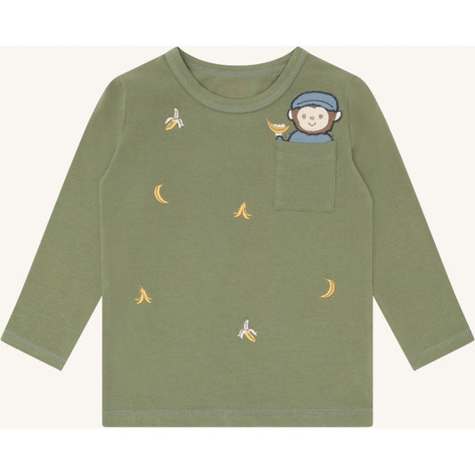 Hust & Claire HCAugust Bananas T-shirt L/S 4434 Light Green