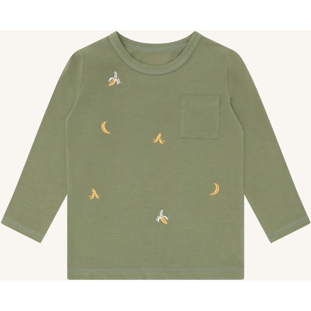 Hust & Claire HCAugust Bananas T-shirt L/S 4434 Light Green