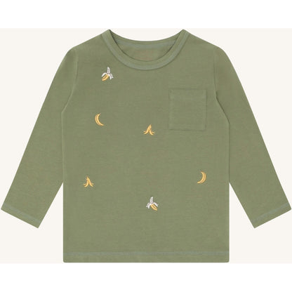 Hust & Claire HCAugust Bananas T-shirt L/S 4434 Light Green