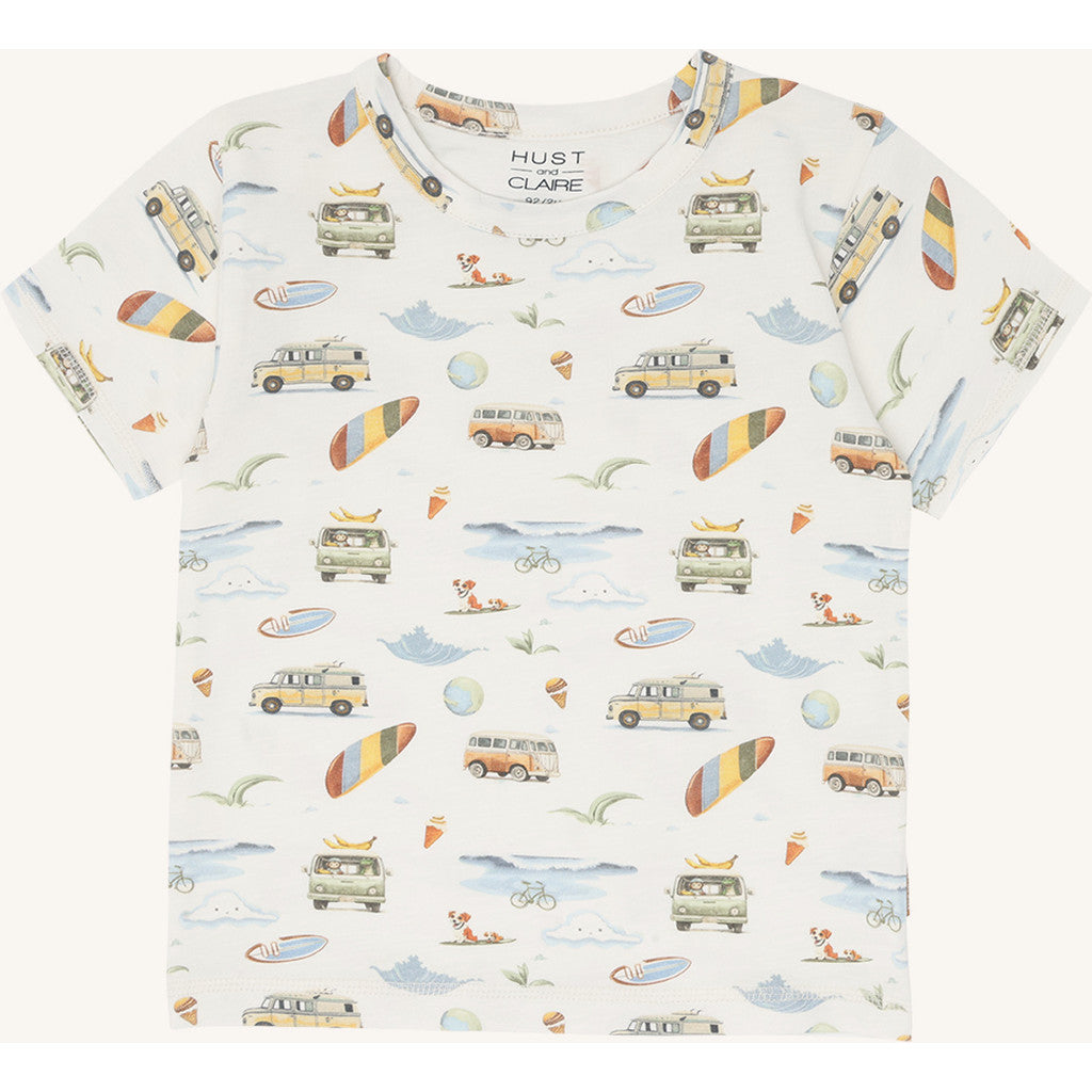 Hust & Claire HCAugust Excursion T-shirt S/S 3270 Ivory