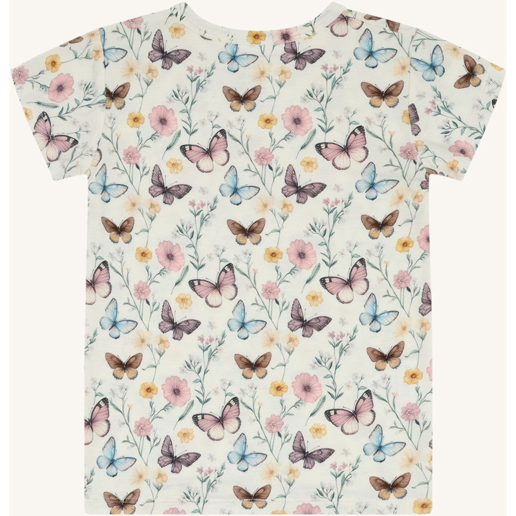 Hust & Claire HCAustin Butterfly T-shirt S/S 3270 Ivory